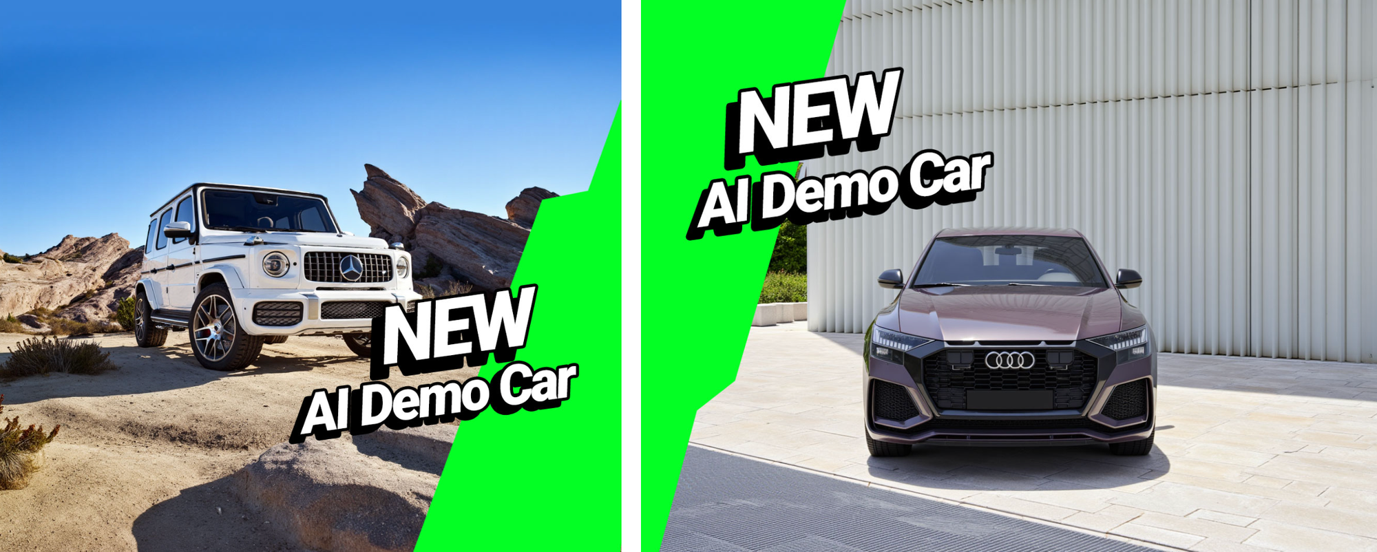 New Demo Cars in MA-AI: G-Wagon and Audi Q8 Now Available