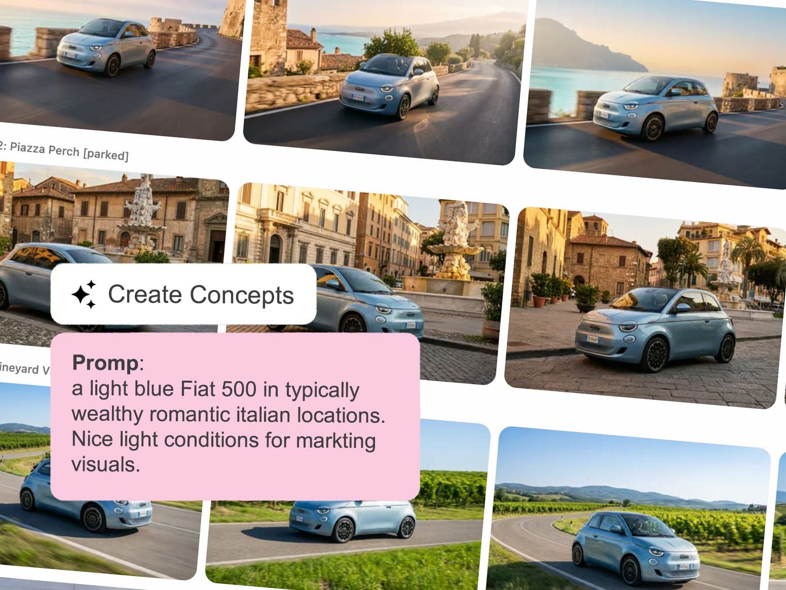 Create Concepts: From Mood to  Visual Directions