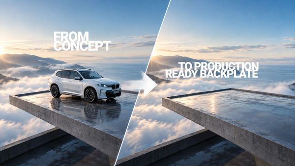 How to Use Create Concepts. Part 2: CGI-Ready Backplates for a Global Campaign