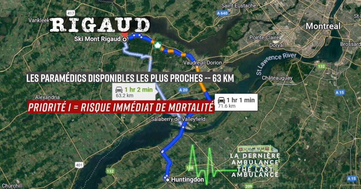 Situation critique : Montérégie Ouest