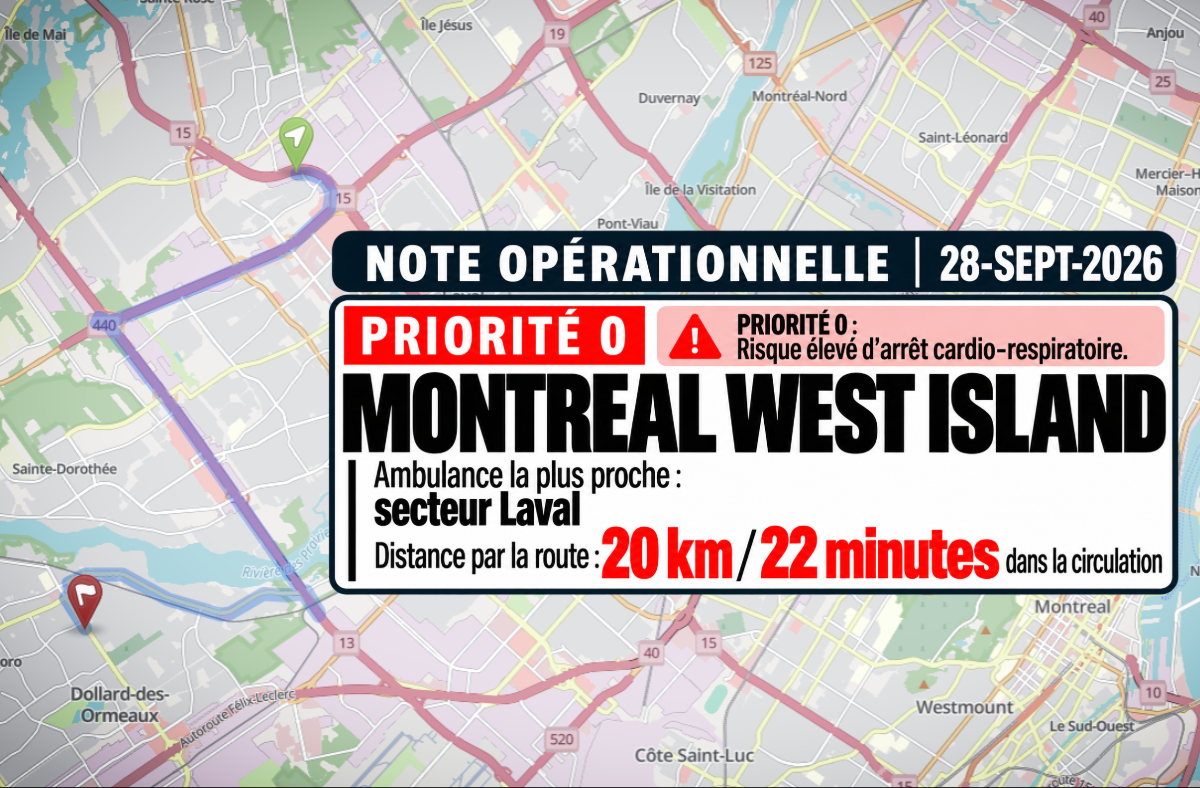 NOTE OPÉRATIONNELLE | Montréal West Island