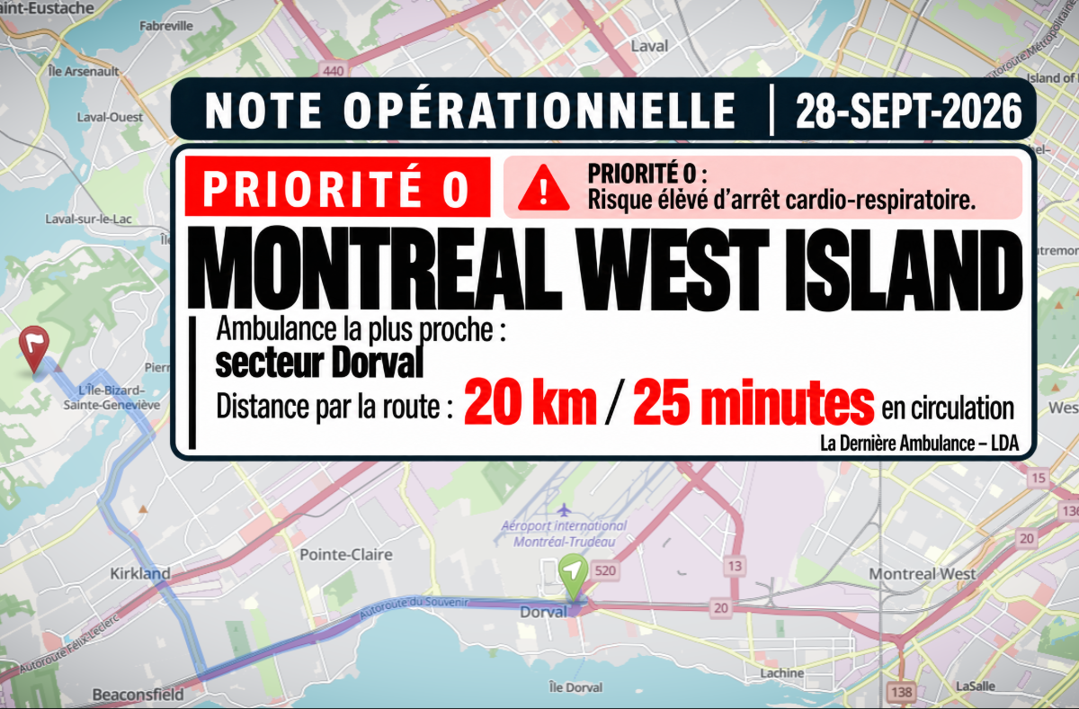 NOTE OPÉRATIONNELLE | Montréal West Island