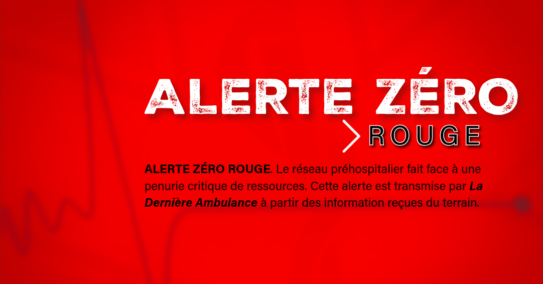 19-Oct-2026 19:20 -- Alerte Zéro Rouge - Montréal & Laval - Région 06