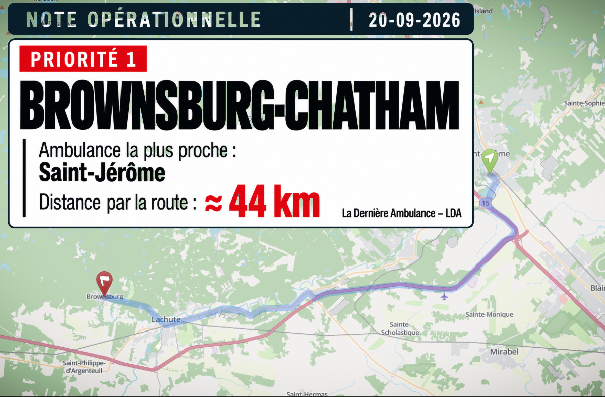 NOTE OPÉRATIONNELLE | Brownsburg-Chatham