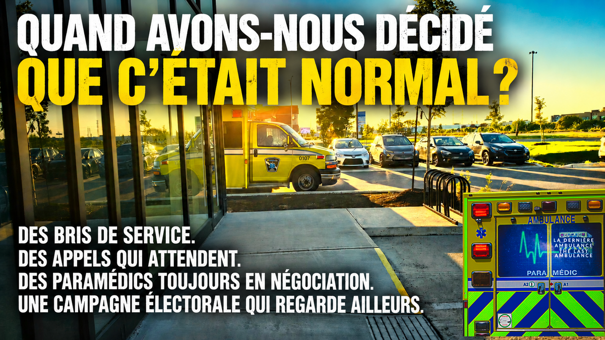 Opinion | Quand avons-nous décidé que c’était normal?