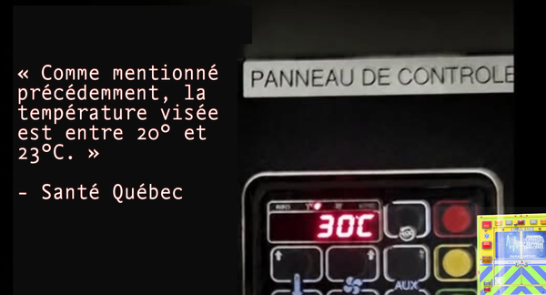 Température dans les ambulances : Santé Québec évoque une cible de 20 à 23 °C.
