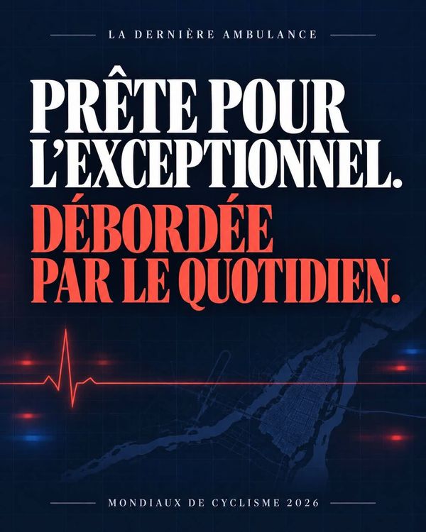 Mondiaux de cyclisme | Urgences-santé promet un miracle — mais seulement pendant huit jours
