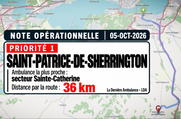 NOTE OPÉRATIONNELLE | Saint-Patrice-de-Sherrington