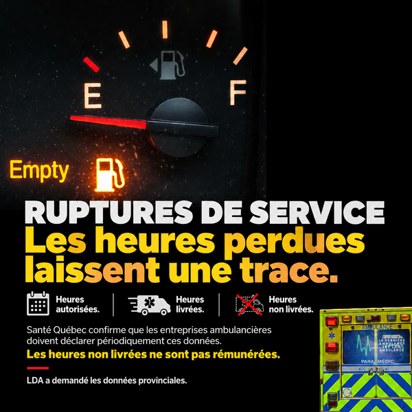 Ruptures de service : Santé Québec détient les chiffres