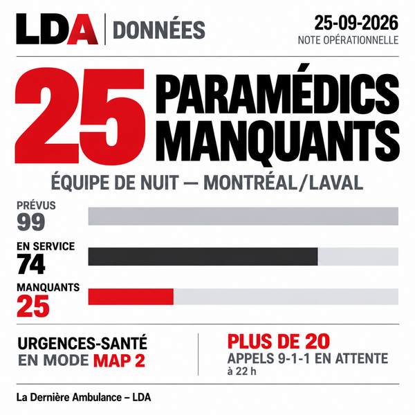 Note opérationnelle : Montréal + Laval