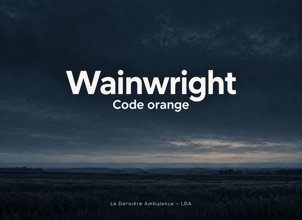 Wainwright — Que signifie un code orange?