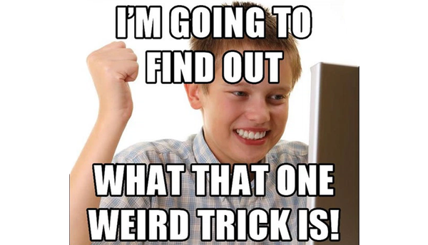 Solve 99% of Your Infosec Problems with this One Weird Trick!