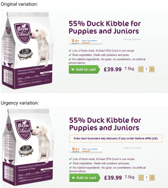 Implementing Urgency on eCommerce Product Pages For a 27 1% Lift [Case Study]