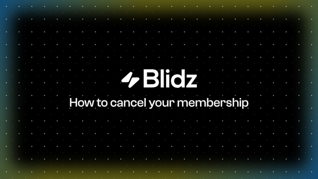 How to cancel Blidz membership: where to find it and what happens next