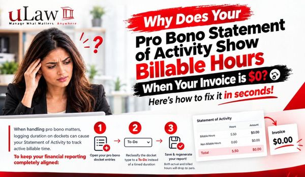 Upholding Access to Justice: How uLaw Practice Accommodates Pro Bono Reporting Nuances