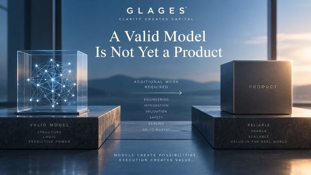 Glages: A Valid Model Is Not Yet a Product