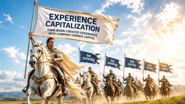 Experience Capitalization and the Bigger Flag