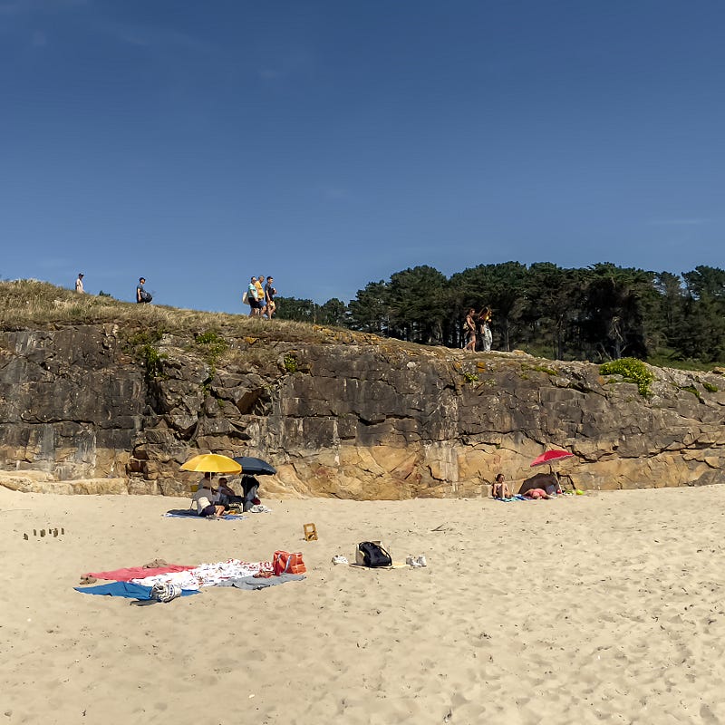 Plage de Tahiti à Nevez