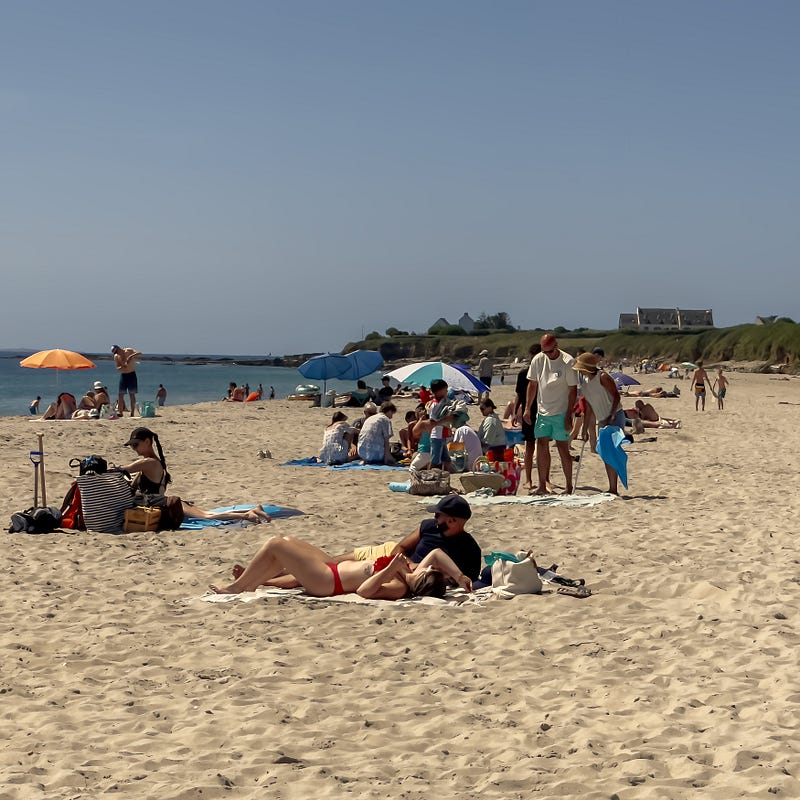 La plage de Tahiti à Nevez