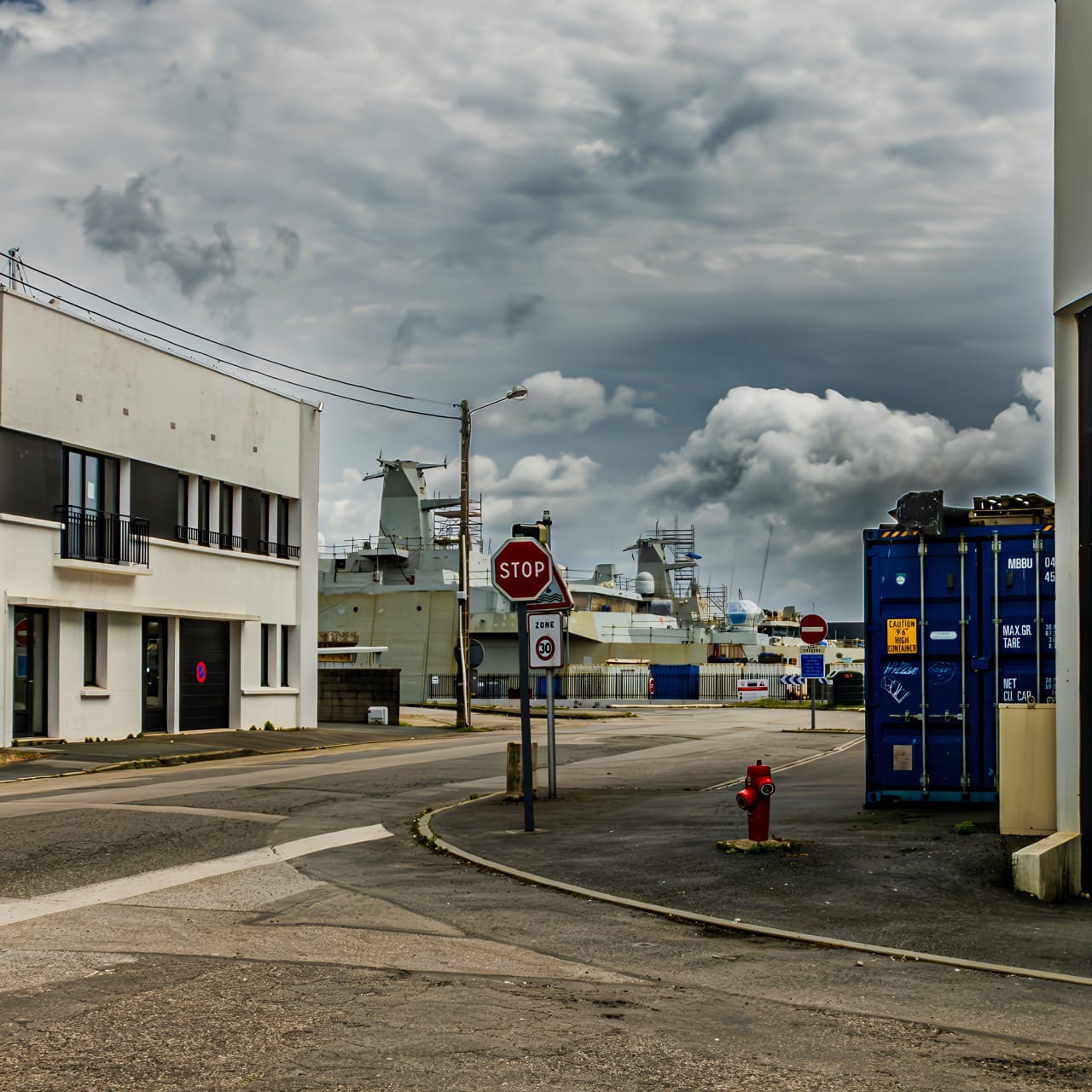 Le port de Concarneau, paysage urbainl, Fujifilm X30