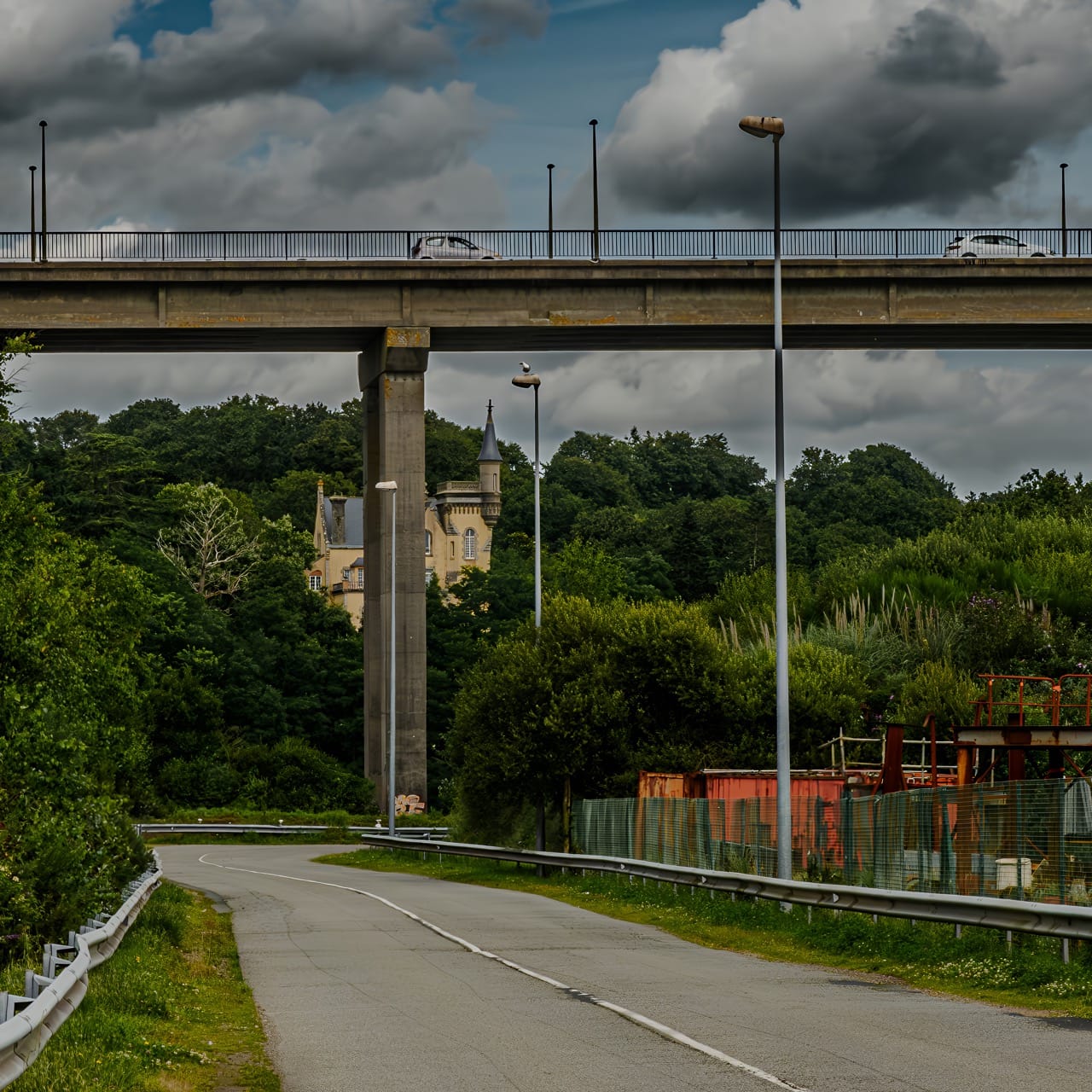 Le port de Concarneau, paysage urbain, château de keriolet, Fujifilm X30