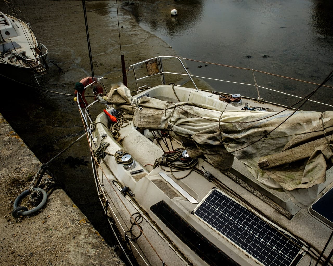 MARÉE BASSE À PONT-L'ABBÉ