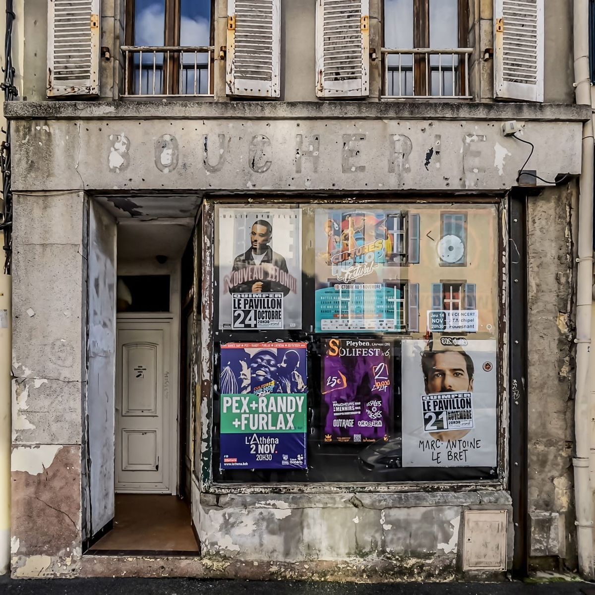Ancienne Boucherie, rue Aristide Briand, à Quimper
