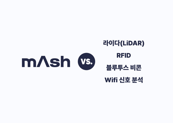 매쉬 vs. 매장 유동인구 분석 솔루션 4종 비교(LiDAR, RFID, 블루투스, Wifi)