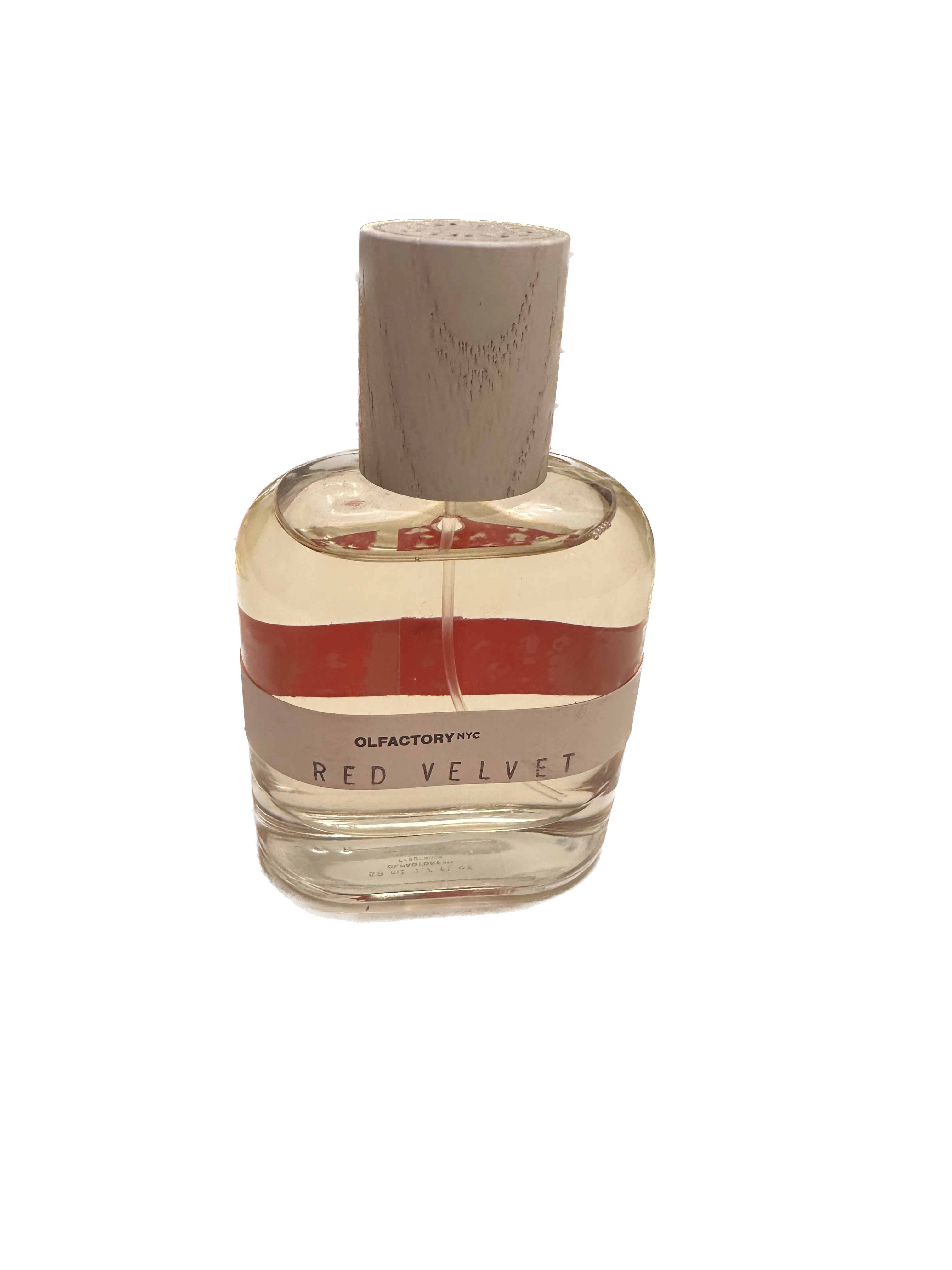 Olfactory NYC "Red Velvet" Perfume bottle.