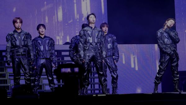 NCT 127 performing at Newark 