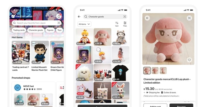 Mercari Opens Japan Marketplace To US Buyers With New Global App