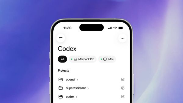 챗GPT 코덱스 모바일 앱