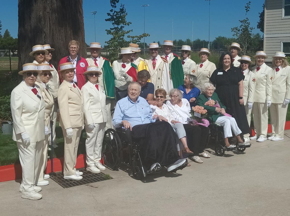 Portland's Royal Rosarians honor residents of The Springs at Sherwood
