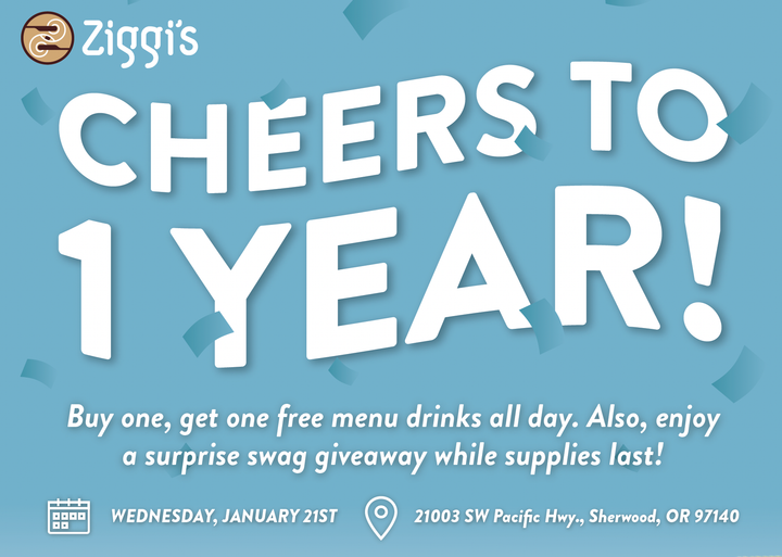 Ziggi’s Coffee celebrates one year in Sherwood