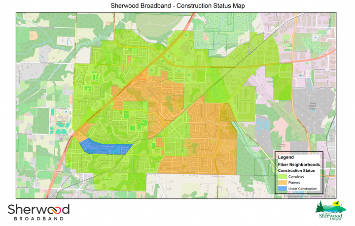 Sherwood edges closer to city-wide broadband internet service