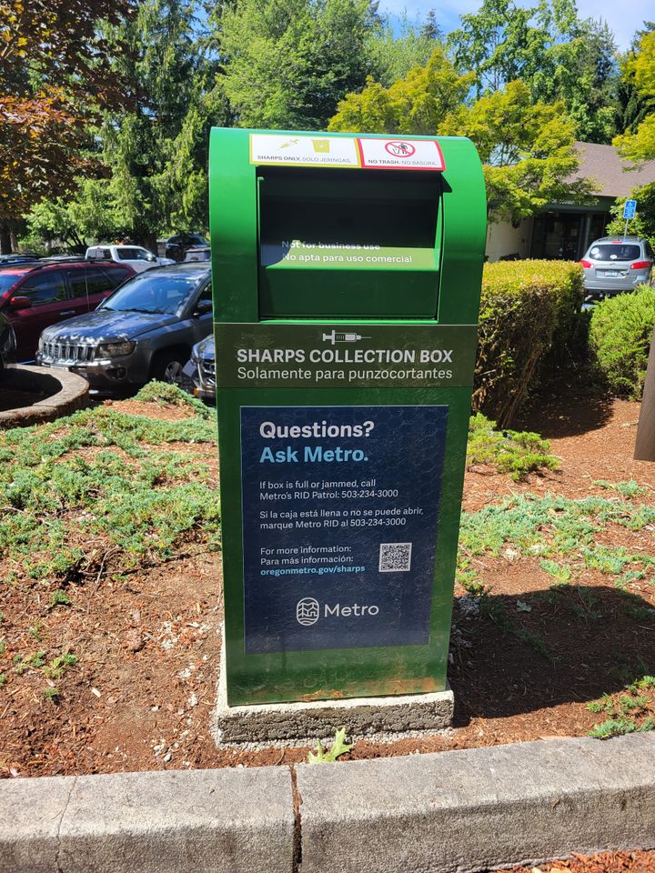 Sherwood Senior Center adds accessible, safe sharps drop box