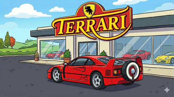 You Cannot AI Generate a Ferrari