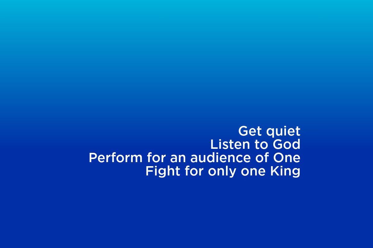Fight for only one King.