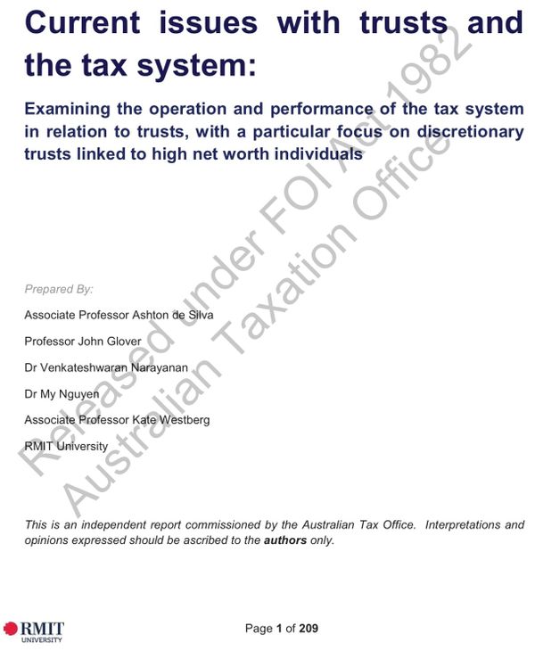 澳洲信托避税真实案例（案例一）