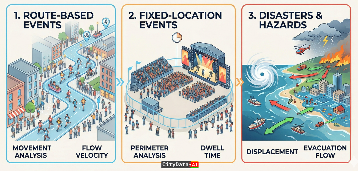 Analyzing Events Using Crowdsourced Mobility Data