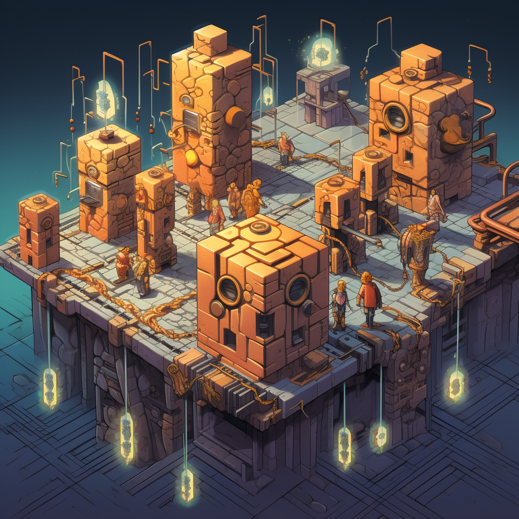 The "blocks" in a blockchain contain batches of transactions
