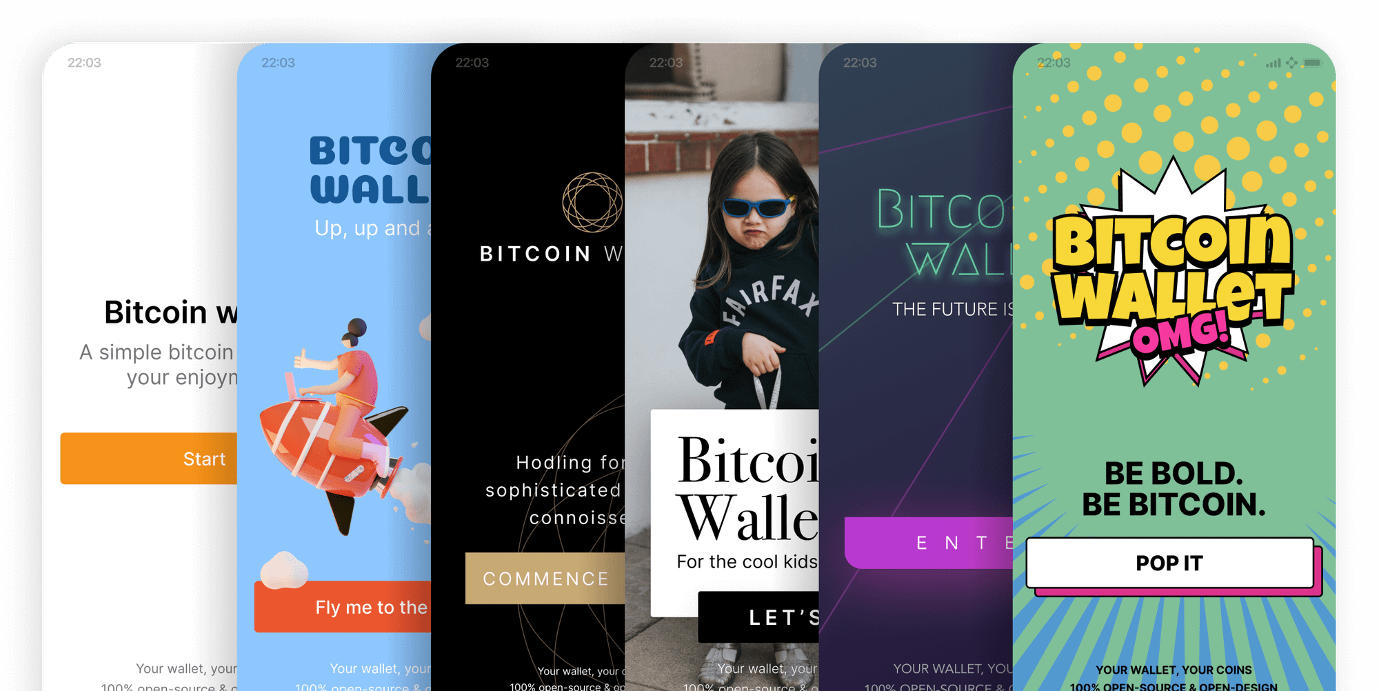 Bitcoin Design Guide: Bitcoin Wallet Designs from https://bitcoin.design/