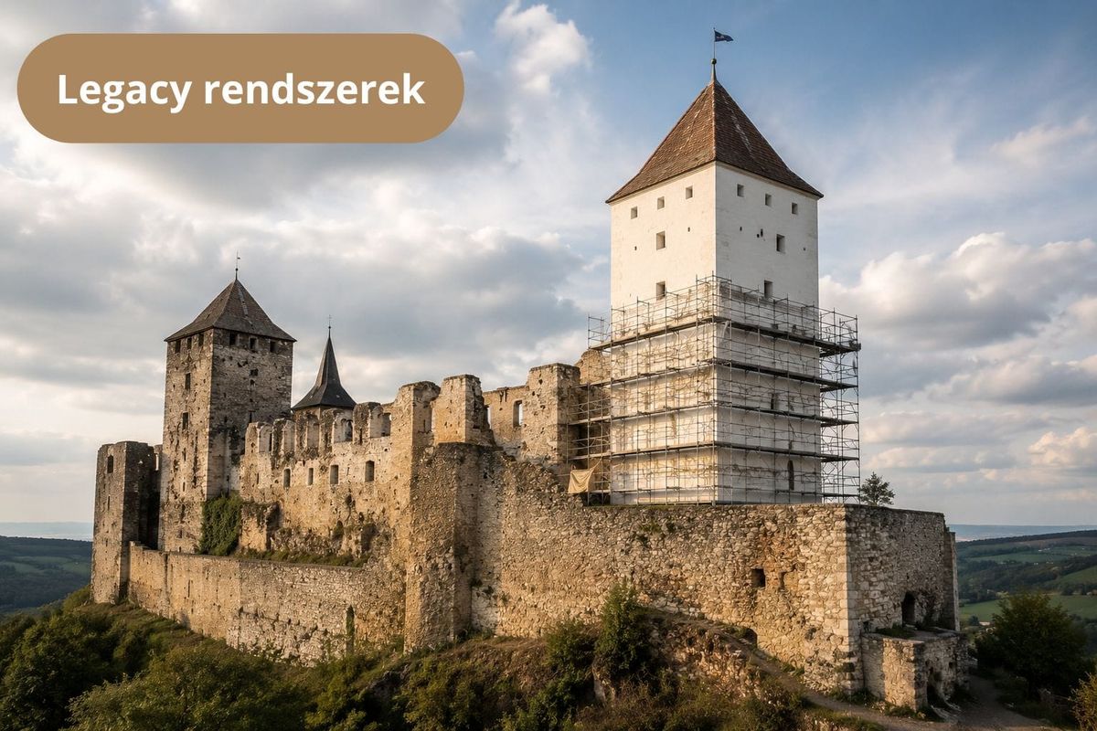 Legacy rendszerek üzemben tartása, fejlesztése és modernizálása üzleti kockázat nélkül