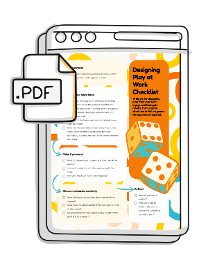 Image of the checklist with a pdf icon