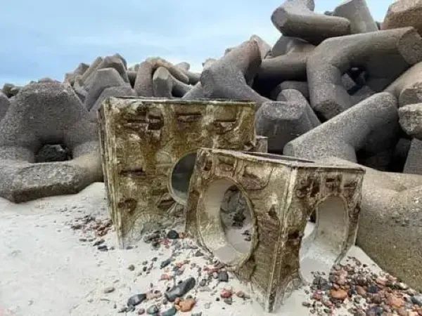 ‘Designing with nature, rather than against it’: Hopes for marine-life revival with man-made harbour wall