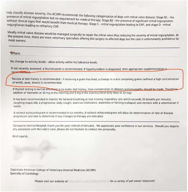 recommendations from a board certified cardiologist