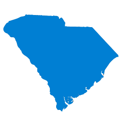 South Carolina map