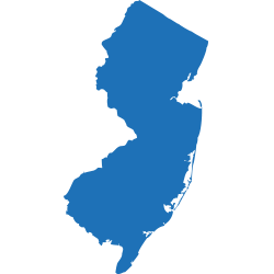 New Jersey map