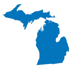 Michigan map