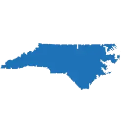 North Carolina map